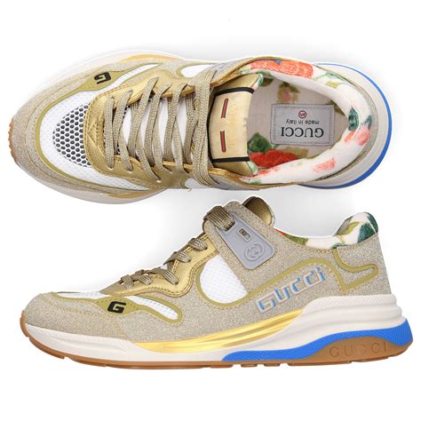 gucci gold trainers|Gucci trainers women sale.